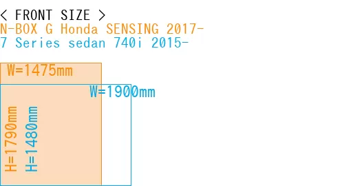 #N-BOX G Honda SENSING 2017- + 7 Series sedan 740i 2015-
